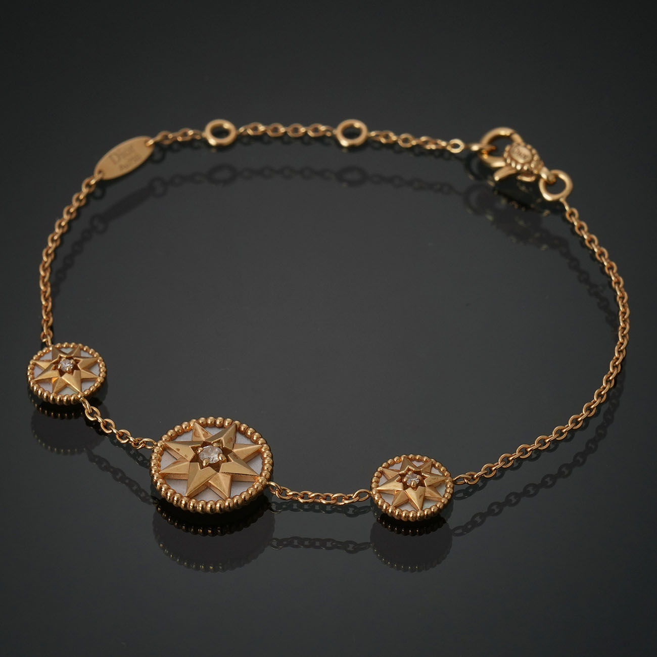 CHRISTIAN DIOR(USED)디올 로즈 드 방 브레이슬릿